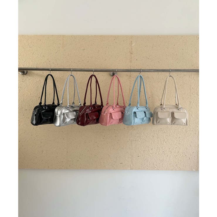 PUレザーリボンショルダーバッグ | aimoha  | 詳細画像20 