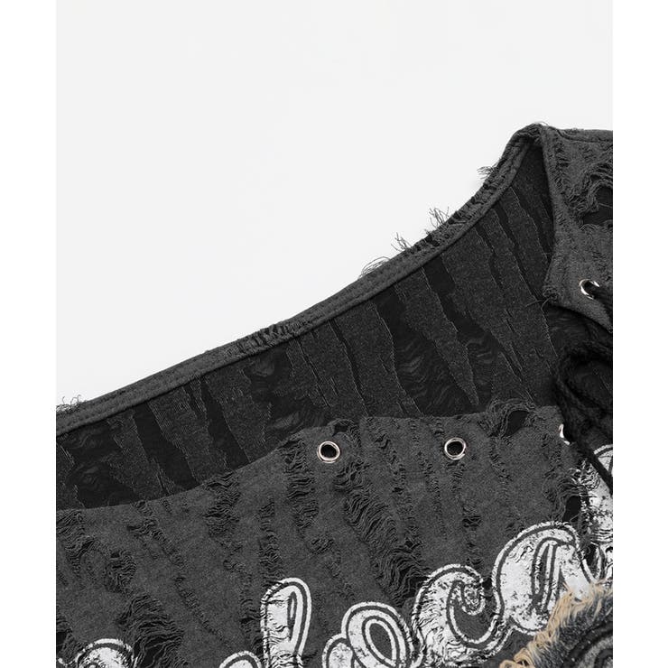 ダメージバタフライTシャツ | HOOK | 詳細画像7 