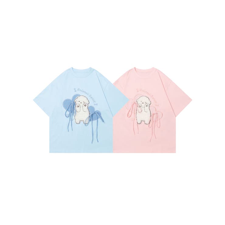 【HOOK】for girls もこもこアニマルリボンTシャツ | HOOK | 詳細画像23 