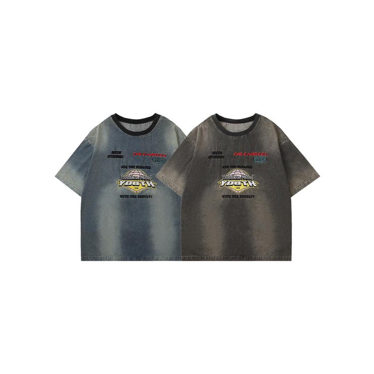 ヴィンテージウォッシュロゴTシャツ | HOOK | 詳細画像1 