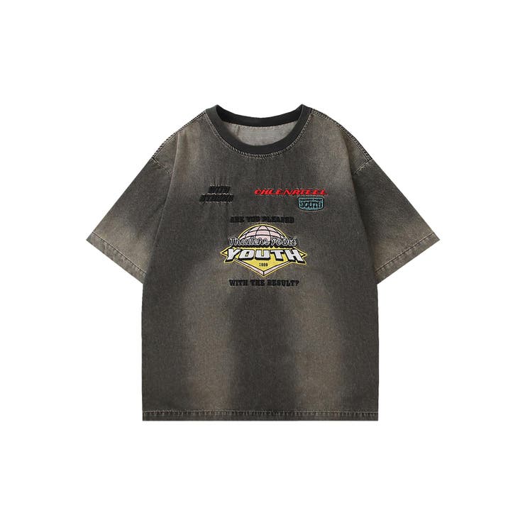 【87MM】MMLG★ヴィンテージウォッシュ ロゴTシャツ ヴィンテージウォッシュロゴTシャツ[品番：XT000013691]｜HOOK