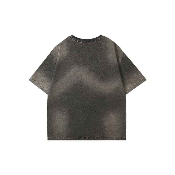H.esntls llica ヴィンテージウォッシュ Tシャツ Uネック za-00184.jpg