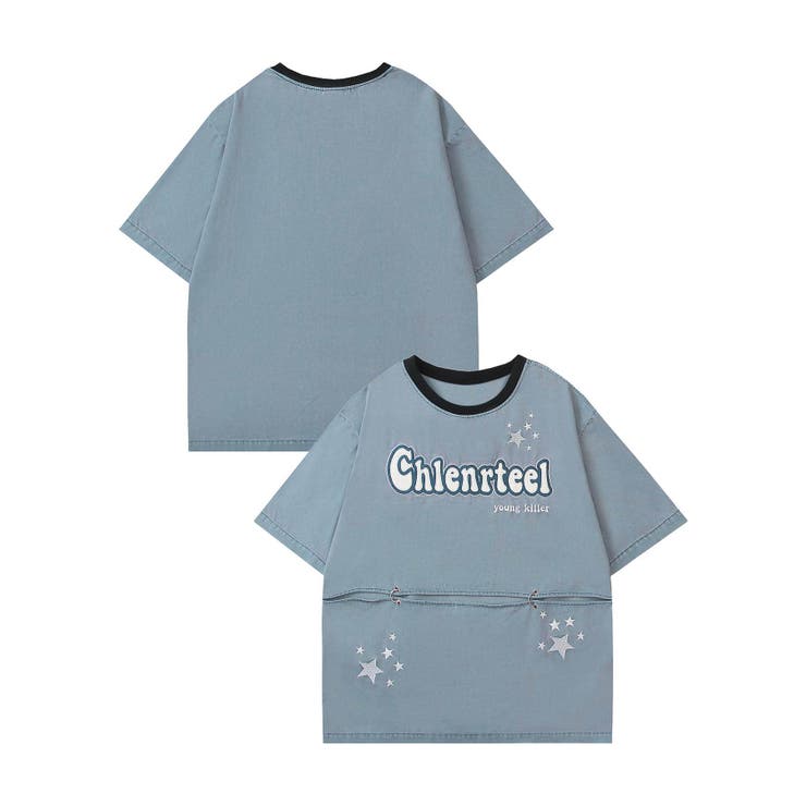 入荷nowオンラインストア ヴィンテージスターデザインTシャツ[品番：XT000013697]｜HOOK トップス