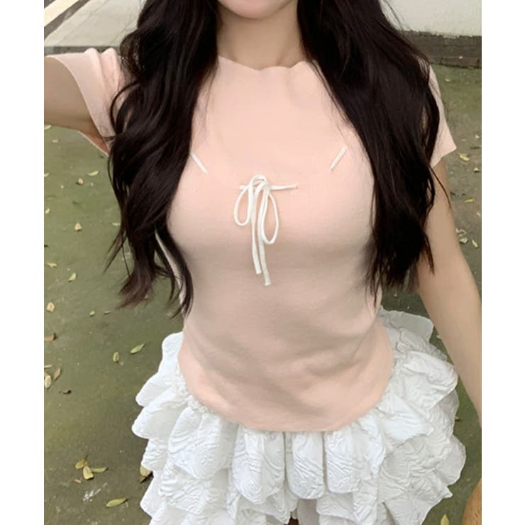 リボンニットトップス Jasmine Grandiflorum | aimoha  | 詳細画像13 