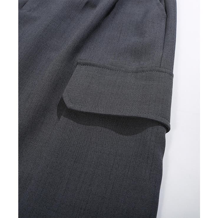 サスペンダー付きカーゴハーフパンツ[品番：XT000013706]｜HOOK