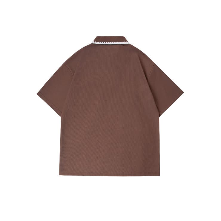 ステッチデザインポロシャツ | aimoha men | 詳細画像7 