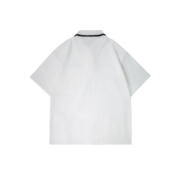 ステッチデザインポロシャツ | aimoha men | 詳細画像3 