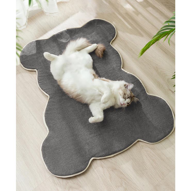 クマ型 ペットマット 犬 ネコ 猫[品番：XT000013847]｜aimoha