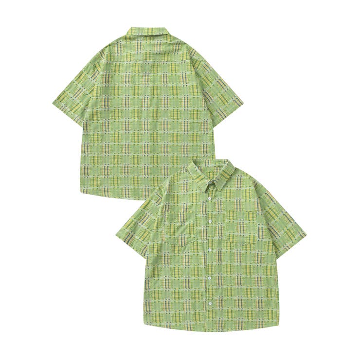 グリーン | ヴィンテージチェックシャツ | HOOK