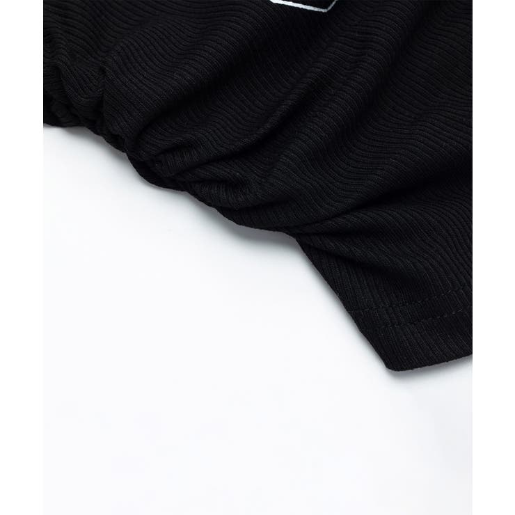 for girls レース×ロゴプリントホルターネックトップス | HOOK | 詳細画像12 