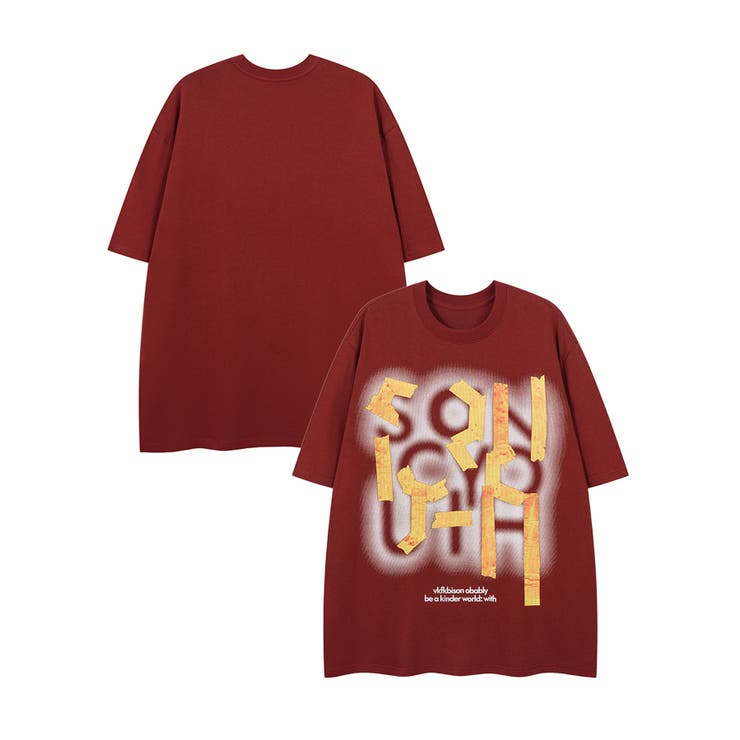 レタープリントTシャツ[品番：XT000013717]｜HOOK（フック）の