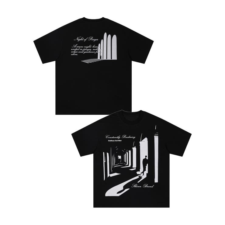 グラフィックプリントTシャツ | aimoha men | 詳細画像2 