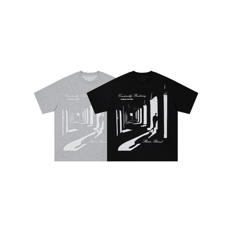 グラフィックプリントTシャツ | aimoha men | 詳細画像1 