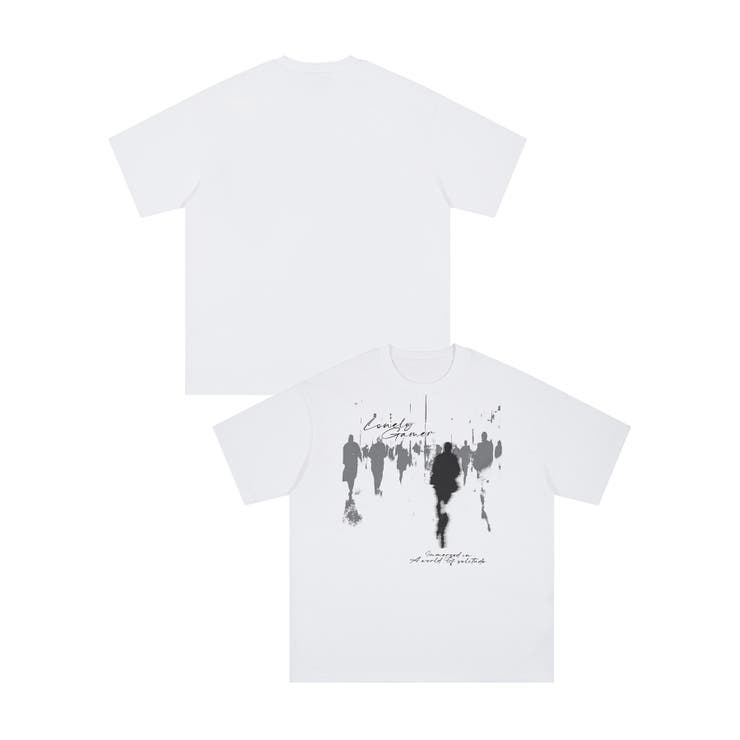 アートプリントTシャツ[品番：XT000013792]｜aimoha men