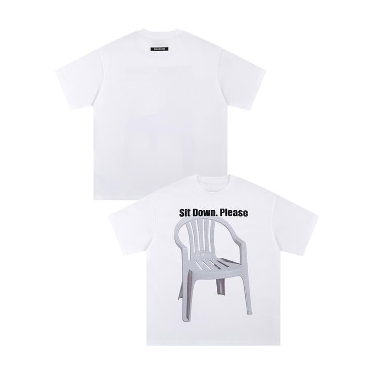 チェアプリントグラフィックTシャツ | aimoha men | 詳細画像2 