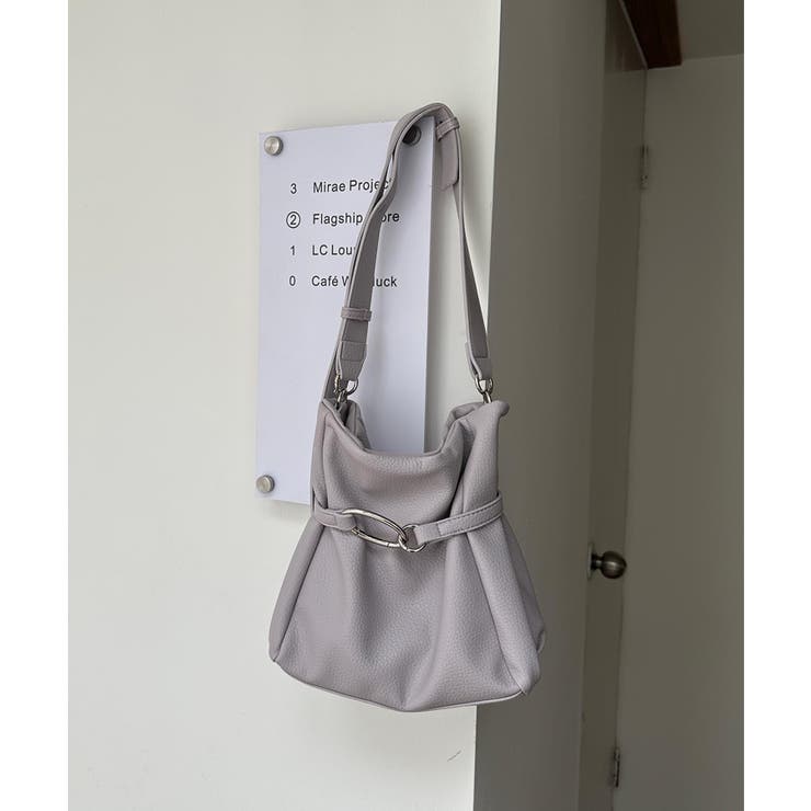 バックルデザインショルダーバッグ | aimoha  | 詳細画像2 