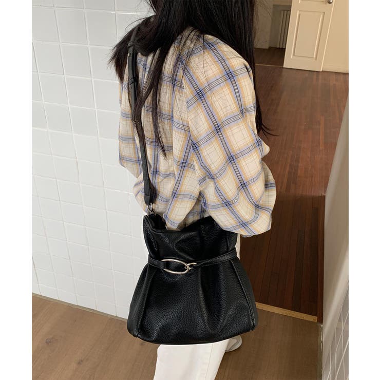 バックルデザインショルダーバッグ | aimoha  | 詳細画像3 