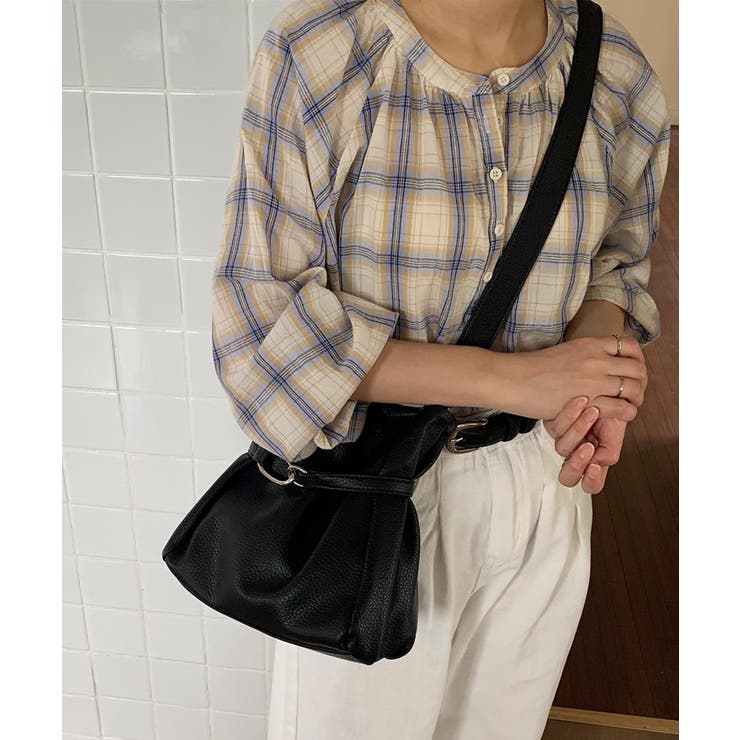 バックルデザインショルダーバッグ | aimoha  | 詳細画像4 