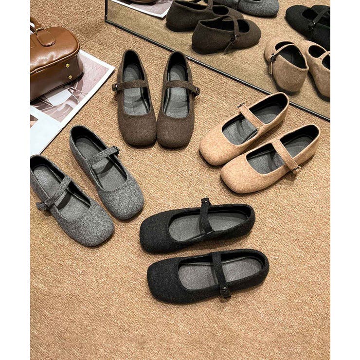 シングルストラップフラットシューズ 歩きやすい 春夏秋冬 | aimoha  | 詳細画像4 