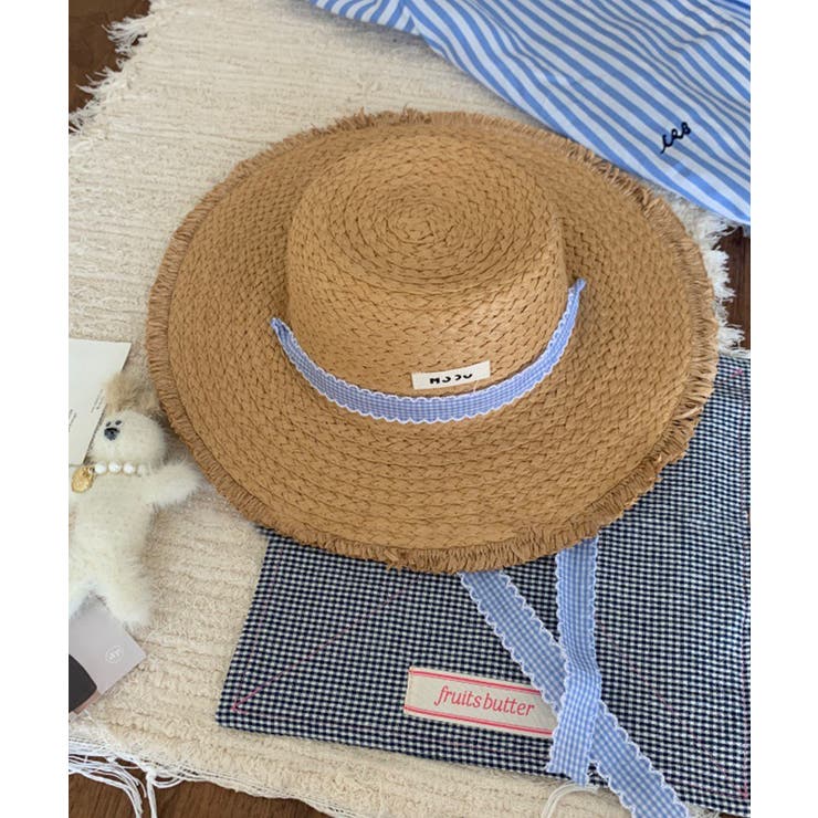 涼しげなリボン付きストローハット | aimoha  | 詳細画像8 