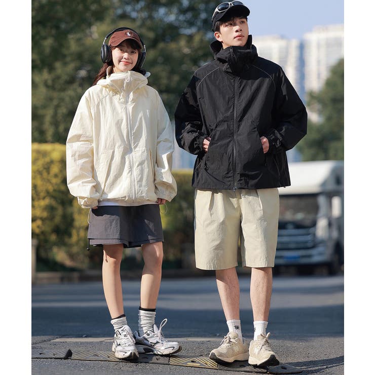 フード付きアウトドアジャケット | aimoha  | 詳細画像46 