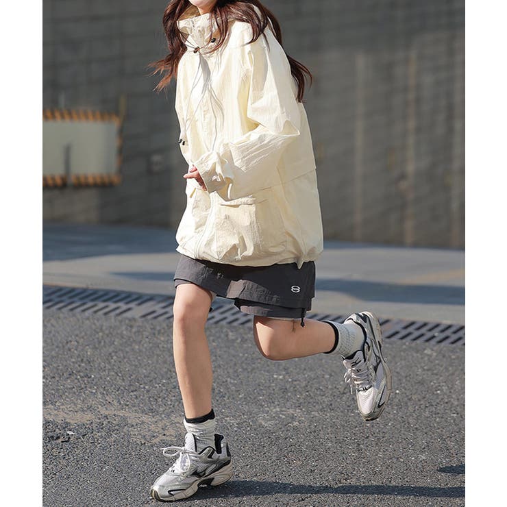 オフホワイト | ライトフードジャケット パーカー | aimoha men