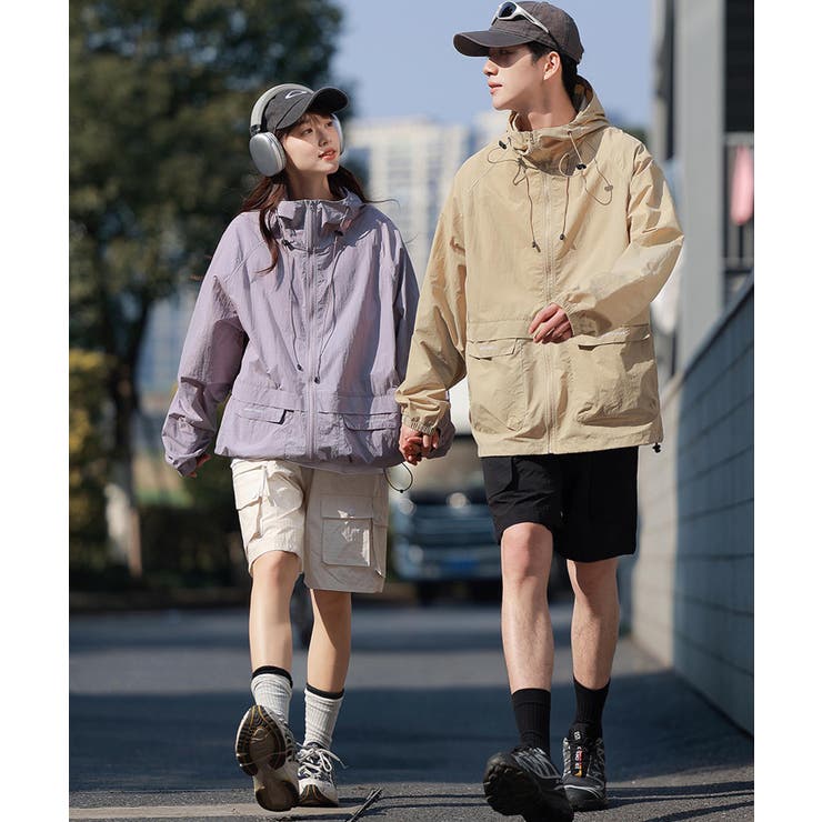 ライトフードジャケット パーカー | aimoha men | 詳細画像15 