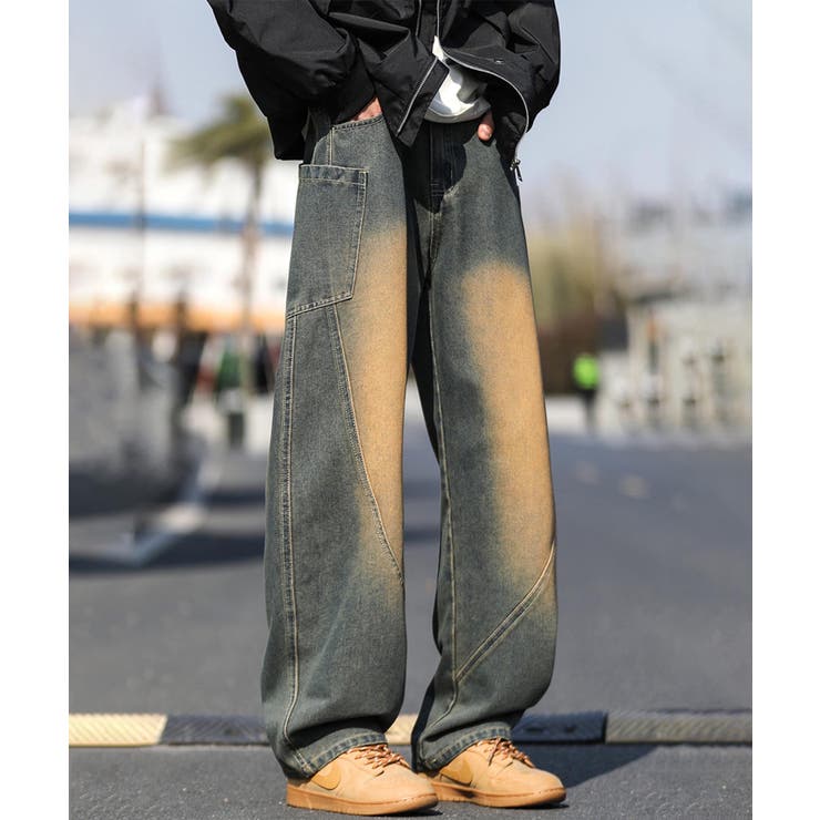 ワイドシルエットデニムパンツ | aimoha men | 詳細画像5 