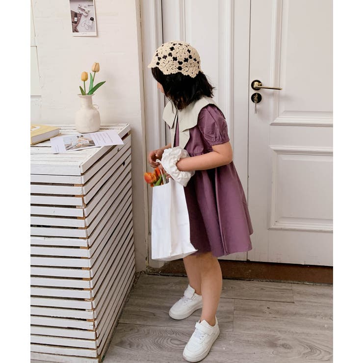 【aimoha-KIDS-】デザインカラーワンピース | aimoha kids | 詳細画像21 