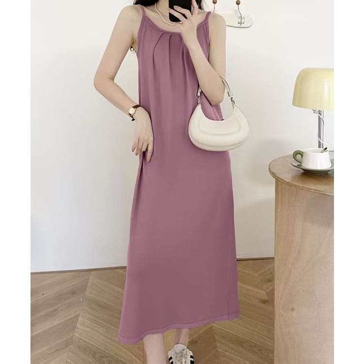 【aimoha】キャミソールロングワンピース | aimoha  | 詳細画像3 