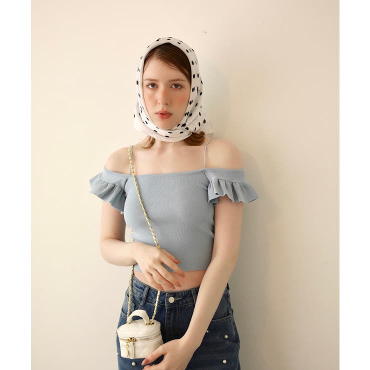 【Jasmine】2WAY袖フリルオフショルトップス Jasmine Grand… | aimoha  | 詳細画像1 