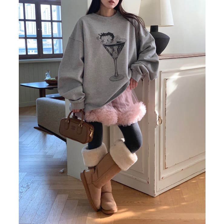 【Jasmine】チュール裾フリルボリュームミニスカート Jasmine Gra… | aimoha  | 詳細画像17 