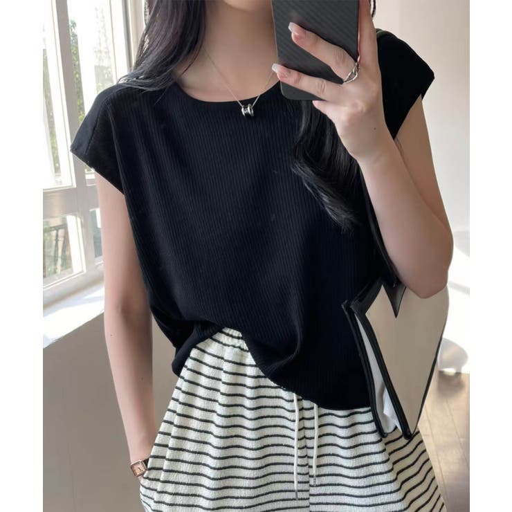 【aimoha】フロントリブデザインノースリーブトップス | aimoha  | 詳細画像10 