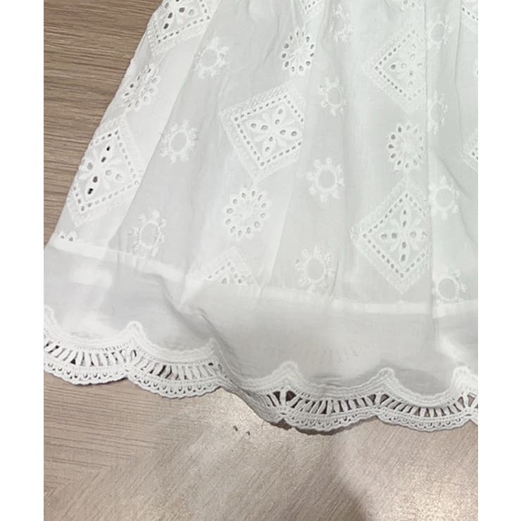 【aimoha KIDS 】タンクトップ＋レースキャミワンピセット | aimoha kids | 詳細画像5 