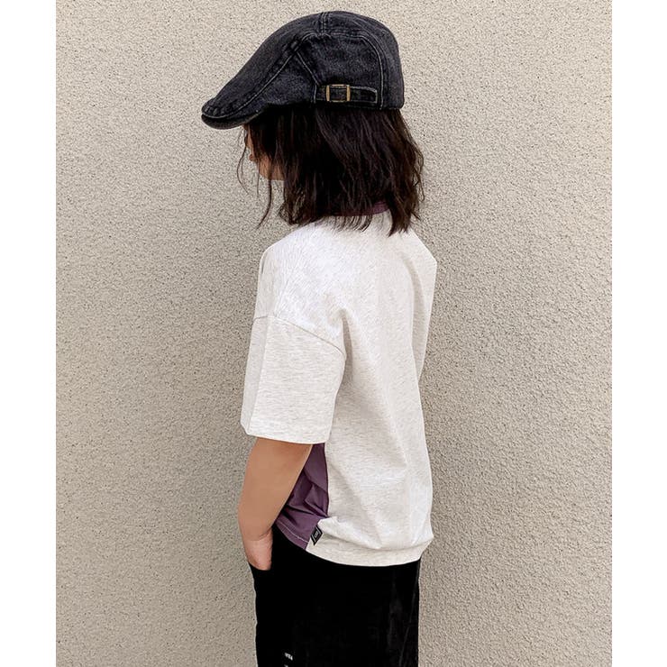 【aimoha-KIDS-】キッズ 配色ナンバープリントTシャツ  | aimoha kids | 詳細画像19 