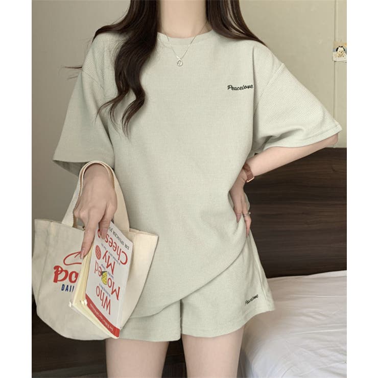 半袖+ショートパンツ カジュアルセットアップ  | aimoha  | 詳細画像8 