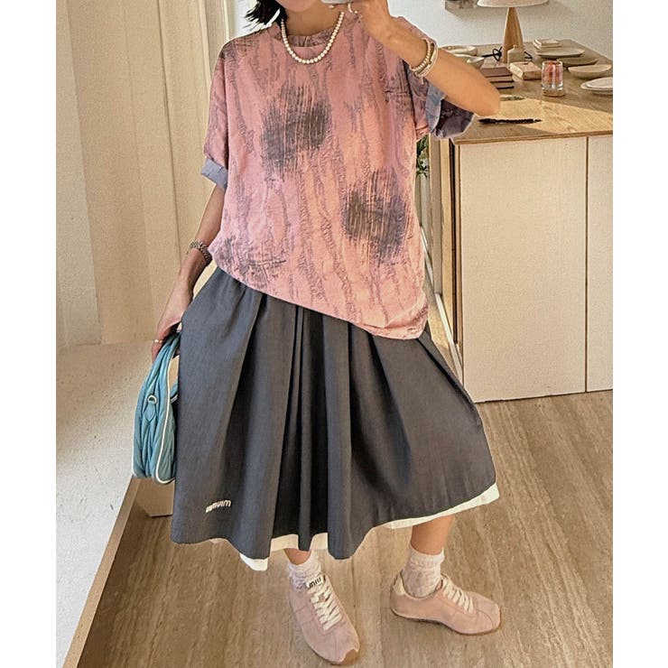 ピンク | 【HOOK】for girls アートプリントTシャツ | HOOK