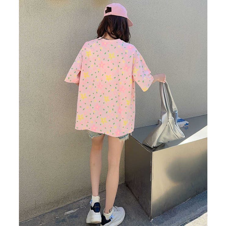 OurHappy 24aw アートプリントオフショルダートップス　美少女　y2k トップス オフショルダー ショート Y2K T3シャツ 姫 可愛い