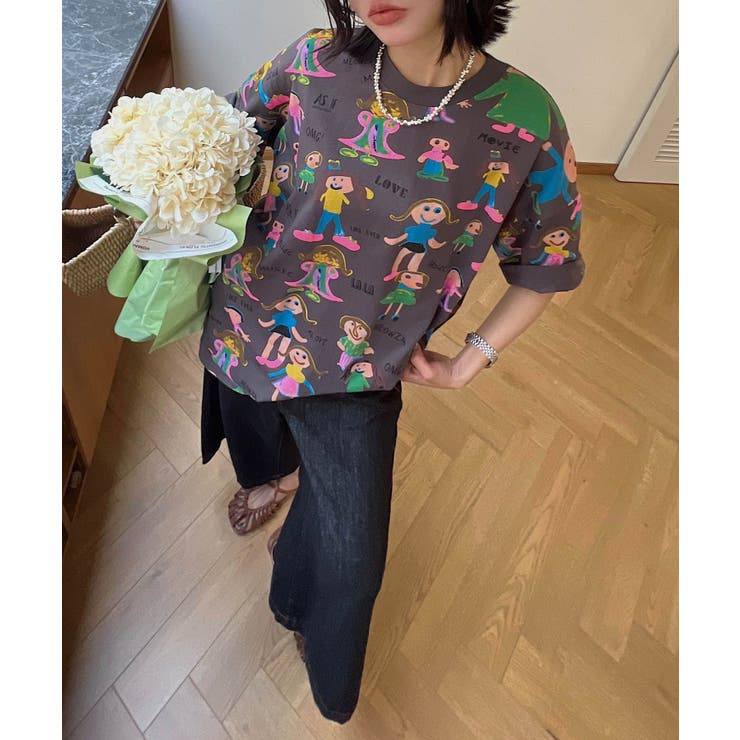 【HOOK】for girls カラフルポップアートTシャツ | HOOK | 詳細画像60 