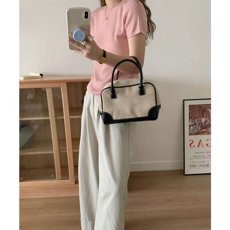 【aimoha】バックボタンデザイン半袖ハイネックトップス | aimoha  | 詳細画像11 