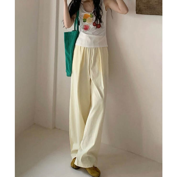 【aimoha】イージーワイドパンツ | aimoha  | 詳細画像3 