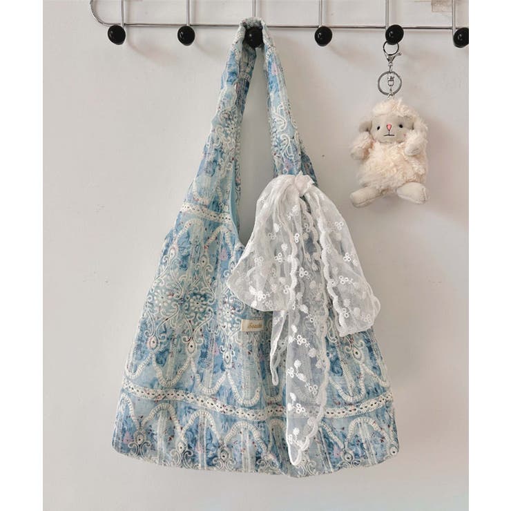 レース刺繍トートバッグ | aimoha  | 詳細画像17 