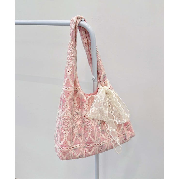 レース刺繍トートバッグ | aimoha  | 詳細画像22 