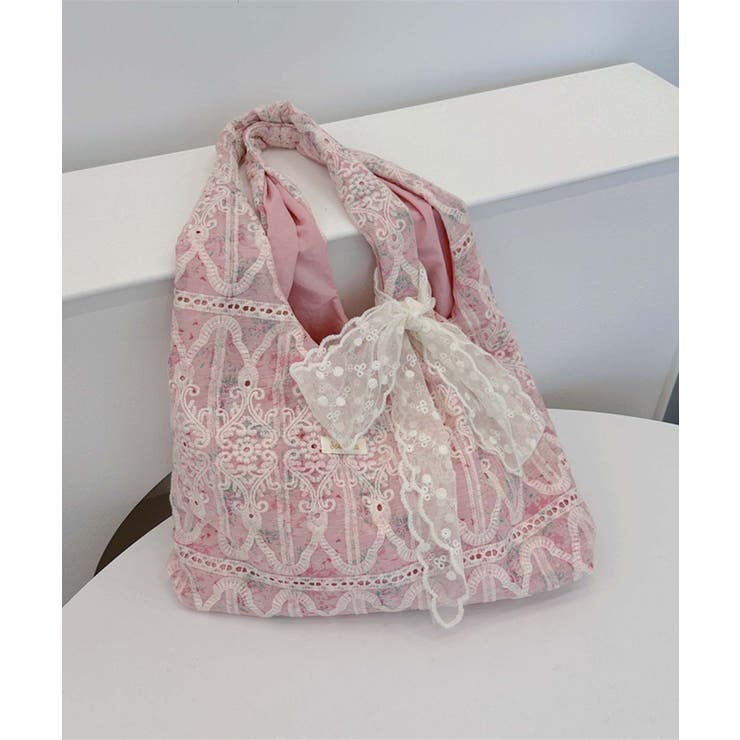 レース刺繍トートバッグ | aimoha  | 詳細画像29 