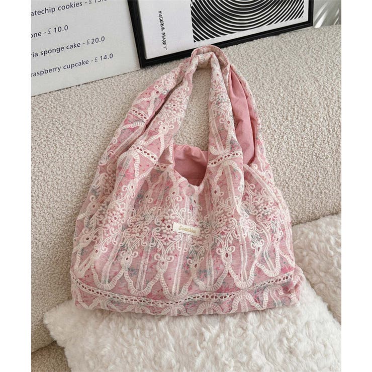 レースモラ刺繍のトートバッグ d9fa26505438886da42a0cf92de44f