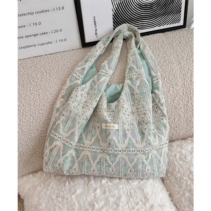 レース刺繍トートバッグ | aimoha  | 詳細画像36 