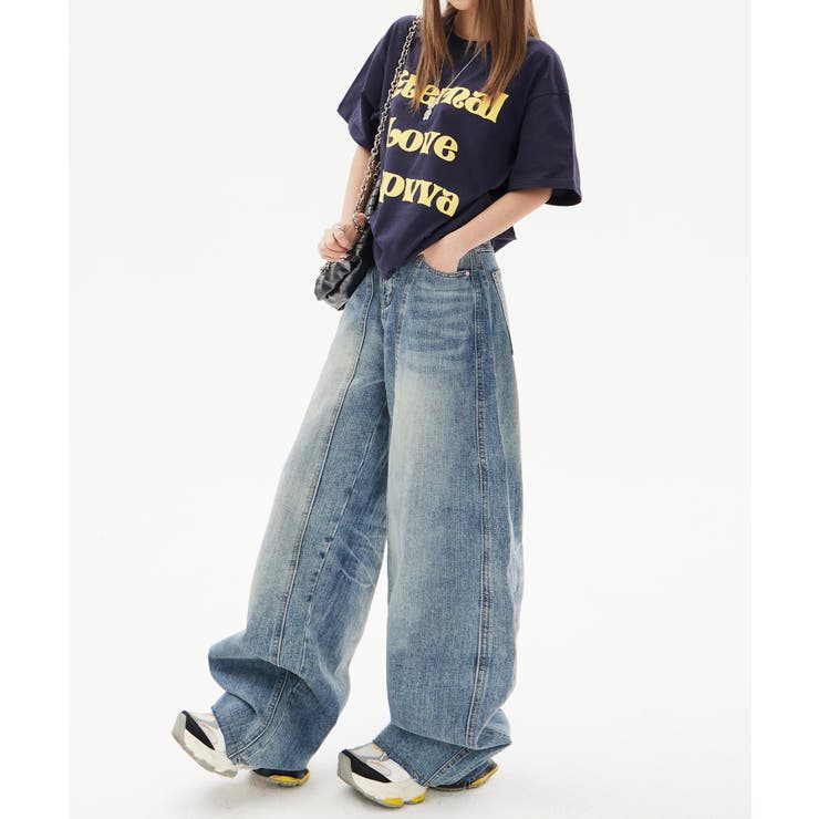 ワイドシルエットデニムパンツ | HOOK | 詳細画像3 