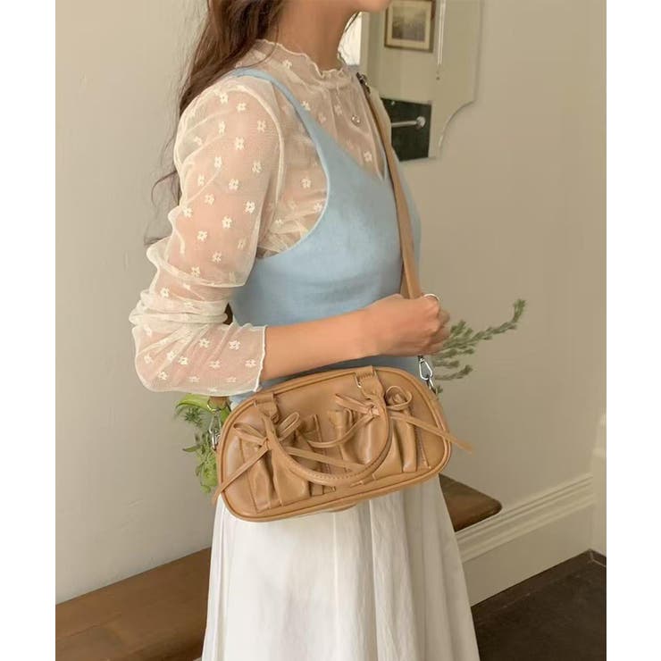 PU 2WAYショルダーバッグ ハンドバッグ | aimoha  | 詳細画像17 