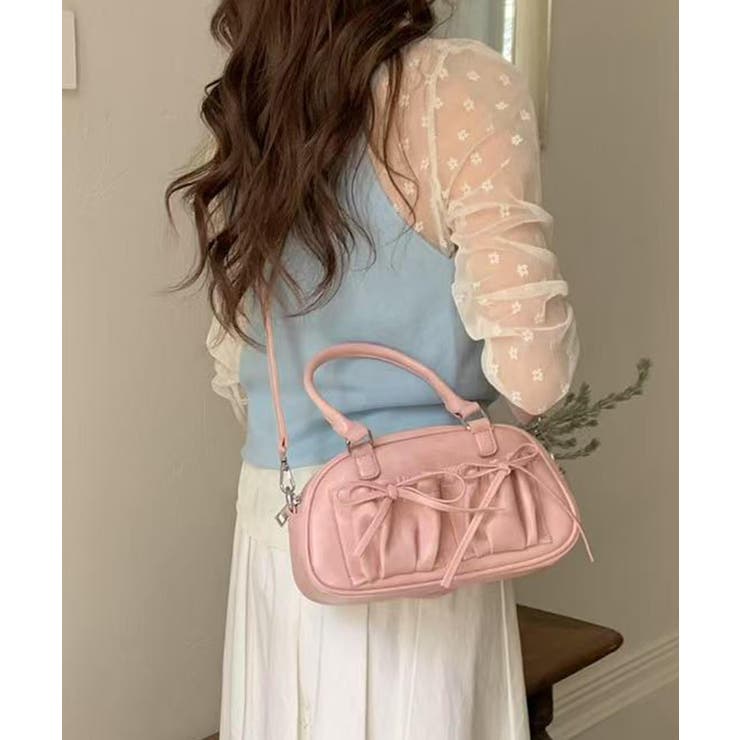 PU 2WAYショルダーバッグ ハンドバッグ | aimoha  | 詳細画像21 