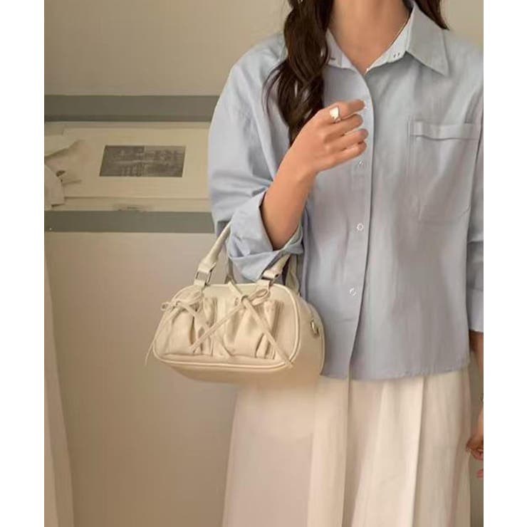 PU 2WAYショルダーバッグ ハンドバッグ | aimoha  | 詳細画像4 